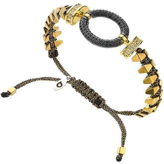 BREEZE Metal Cord Zircons Adjustable Bracelet 310043.1