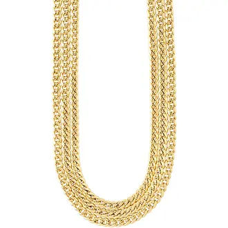 PILGRIM Authenticity Curb Chain Gold-Platet Necklace 122132011