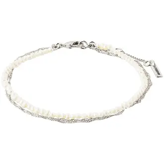 PILGRIM Beauty Freshwater Pearl Silver-Plated Bracelet 132136002