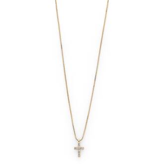 PILGRIM Clara Crystal Gold-Plated Necklace 601912001