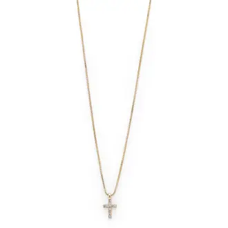 PILGRIM Clara Crystal Gold-Plated Necklace 601912001