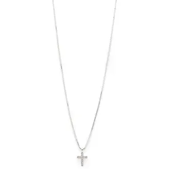 PILGRIM Clara Crystal Silver-Plated Necklace 601916001