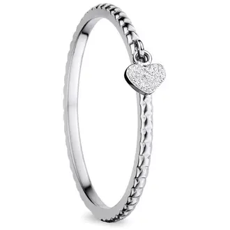 BERING Arctic Symphony Stainless Steel Ring 562-19-X0