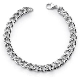GUESS STEEL Enchainted Ασημένιο Βραχιόλι Αλυσίδα JUBB01377JWRHS