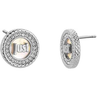 JUST CAVALLI Medaglione Stainless Steel Earrings JCER01063100