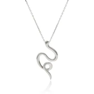 JCOU Like The Wind Silver 925 Necklace JW907S1-00