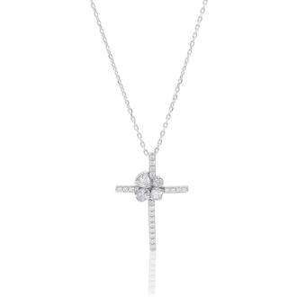 JCOU Multi Stone Silver 925 Necklace JW909S1-01