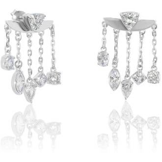 JCOU Multi Stone Silver 925 Earrings JW909S4-03