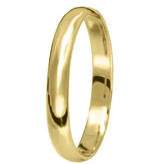 STERGIADIS Βέρα Κλασσική Σε Κίτρινο Χρυσό K14 HR1A-GOLD