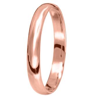 STERGIADIS Βέρα Κλασσική Σε Ροζ Χρυσό K14 HR1A-PGOLD