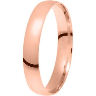 STERGIADIS Βέρα Κλασσική Σε Ροζ Χρυσό K14 HR2B-PGOLD