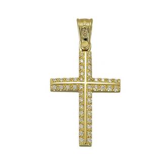 TRIANTOS Yellow Gold Cross 14K 1.1.1320Y