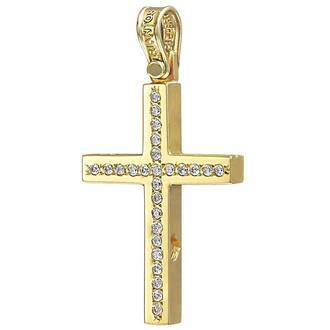 TRIANTOS Yellow Gold Cross 14K 1.2.1207Y