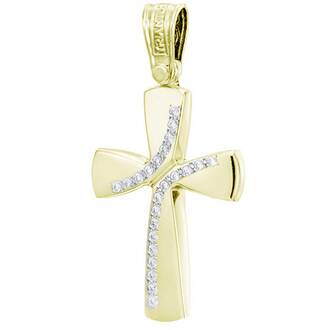TRIANTOS Yellow Gold Cross 14K 1.2.1242Y