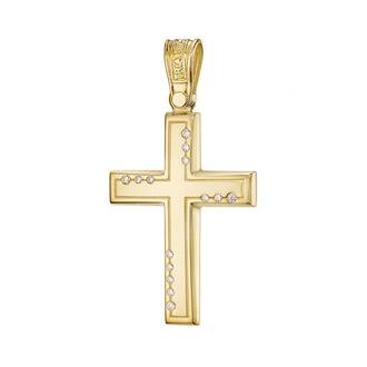 TRIANTOS Yellow Gold Cross 14K 1.2.1320Y