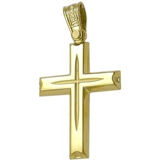 TRIANTOS Yellow Gold Cross 14K 1.7.1015Y