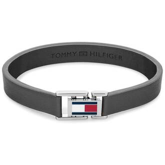 TOMMY HILFIGER Βραχιόλι Από Δέρμα Και Ανοξείδωτο Ατσάλι 2790428
