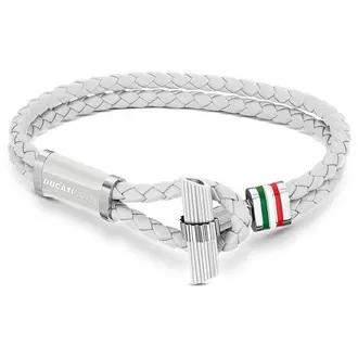 DUCATI Collezione T Βραχιόλι Από Δέρμα Και Ανοξείδωτο Ατσάλι 20cm DTAGB2136811