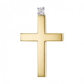TRIANTOS Yellow Gold Cross 14K 1.2.1314Υ