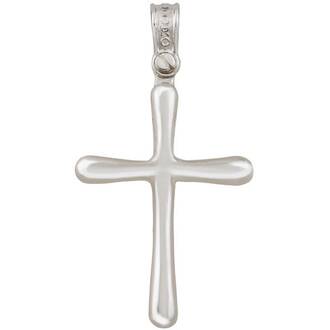ALORO White Gold Cross 14K ATX688