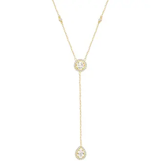 LAURA P. Precious Χρυσό Κολιέ Από Ασήμι 925 Με Πέτρες 45cm-50cm CL01GB