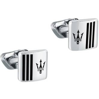 MASERATI Stainless Steel Cufflinks JM422AVD10