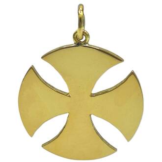 KALOUSTIAN Yellow Gold Cross 14K KALST03