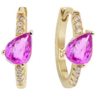 LAURA P. Pink Lady Silver 925 Earrings OR0202GBF