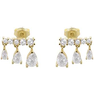 LAURA P. Pink Lady Silver 925 Earrings OR0206GB