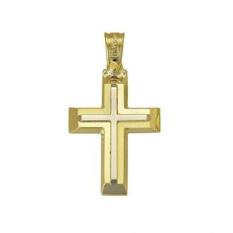 TRIANTOS Yellow Gold Cross 14K 1.2.1090Y