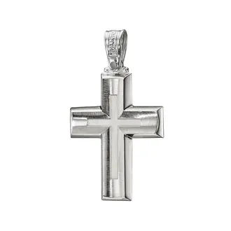 TRIANTOS Σταυρός Σε Λευκό Χρυσό 14K 1.2.1289W