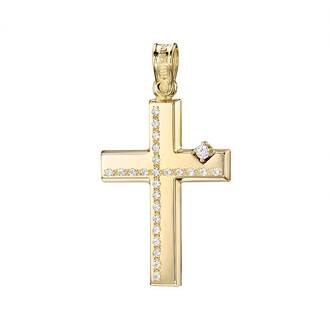 TRIANTOS Yellow Gold Cross 14K 1.2.1293Y