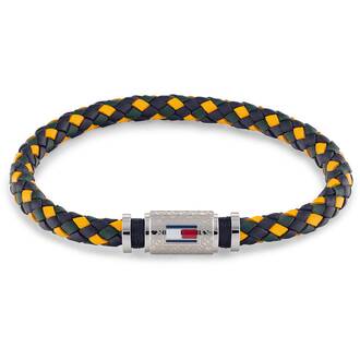 TOMMY HILFIGER Βραχιόλι Από Δέρμα Και Ανοξείδωτο Ατσάλι 2790455