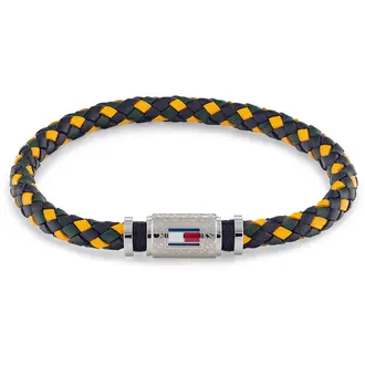 TOMMY HILFIGER Βραχιόλι Από Δέρμα Και Ανοξείδωτο Ατσάλι 2790455
