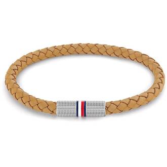 TOMMY HILFIGER Βραχιόλι Από Δέρμα Και Ανοξείδωτο Ατσάλι 2790461
