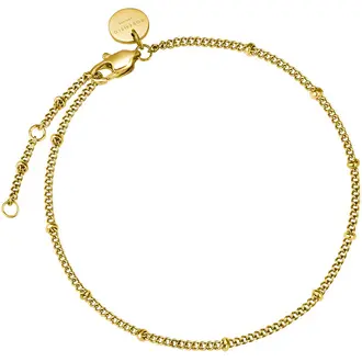 ROSEFIELD Dotted Χρυσό Βραχιόλι Από Ανοξείδωτο Ατσάλι 16cm-19cm JBDBG-J591