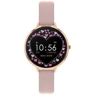 REFLEX ACTIVE Series 03 Smartwatch Scattered Heart Pink Strap RA03-2044