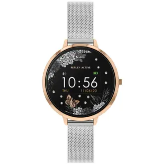 REFLEX ACTIVE Series 03 Smartwatch Silver Garden Silver Bracelet RA03-4041