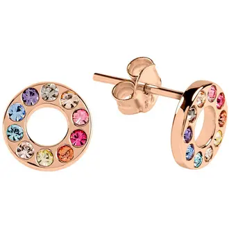 RADLEY LONDON Rocks Ροζ Χρυσά Σκουλαρίκια Από Ασήμι 925 Με Ζιργκόν RYJ1110