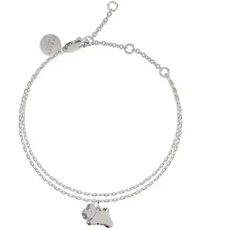 RADLEY LONDON Βραχιόλι Ασημένιο Από Ατσάλι Με Ζιργκόν RYJ3155S