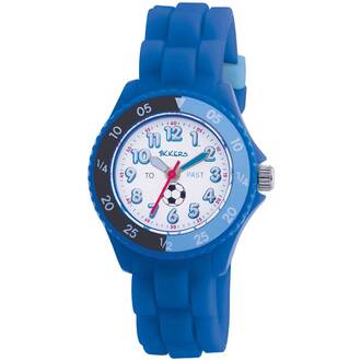 TIKKERS Boys Blue Strap Time Teacher Με Αυτοκόλλητα TK0002