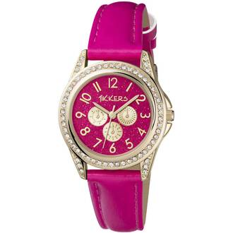 TIKKERS Girls Pink Strap Stone Set Με Αυτοκόλλητα TK0130