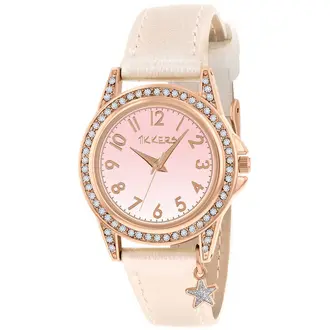 TIKKERS Girls Iridescent Strap Star Charm Stone Set TK0203