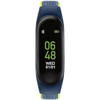 TIKKERS Series 1 Smartwatch Blue Canvas Strap TKS01-0012