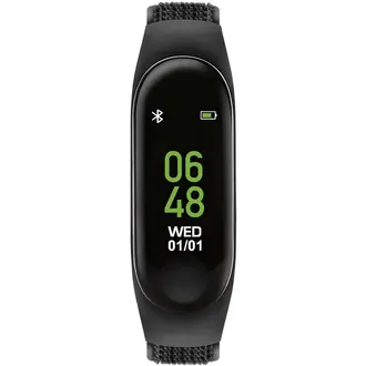 TIKKERS Series 1 Smartwatch Black Canvas Strap TKS01-0018