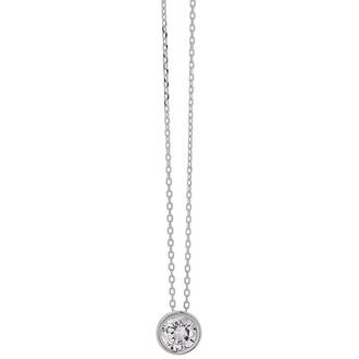 PRINCESILVERO Κολιέ Από Ασήμι 925 Με Ζιργκόν 45cm 1A-KD285-1