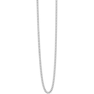 PRINCESILVERO Καδένα Grummetta Diamantata Από Ασήμι 925 60cm 1R-CH070-1-60