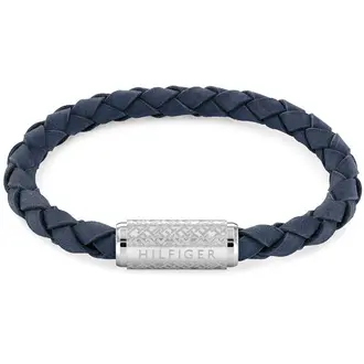 TOMMY HILFIGER Βραχιόλι Από Δέρμα Και Ανοξείδωτο Ατσάλι 2790480