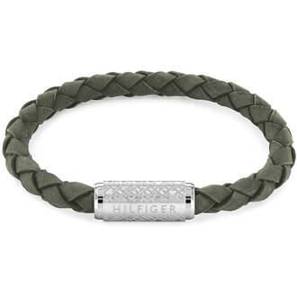 TOMMY HILFIGER Leather Stainless Steel Bracelet 2790481
