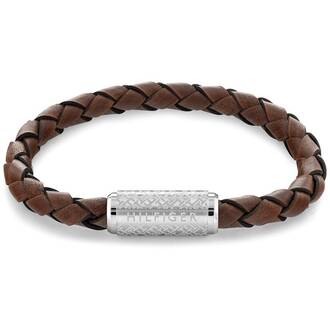 TOMMY HILFIGER Leather Stainless Steel Bracelet 2790482